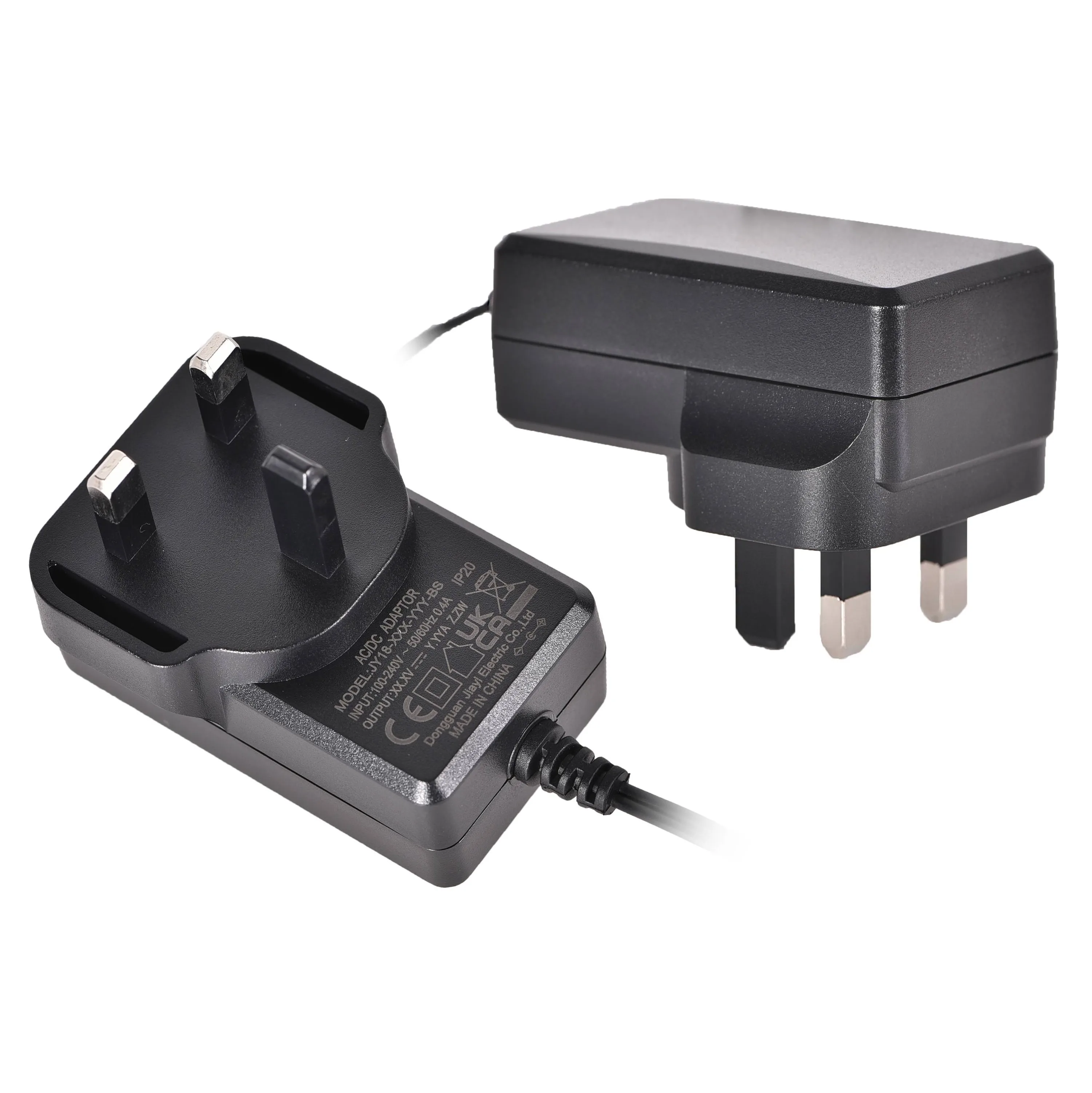 12V 1Amps EU/UK power supply CE GS UKCA BS EN62368 61558 ERP Approval Universal 100-240V AC Input 3-30V DC power adapter