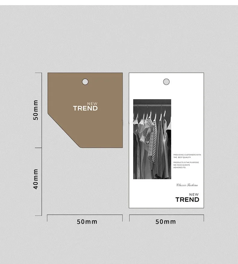 Luxury Custom Logo Printing 800gsm Cotton Art Paper Hang Tag Garment Accessories Apparel Label  Hangtag With Cotton String