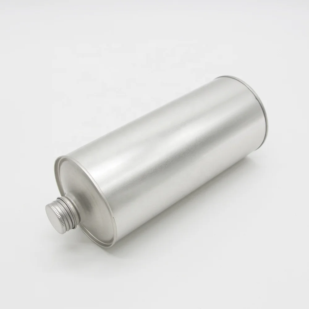 Wholesale CMYK empty brake fluid oil metal tin can