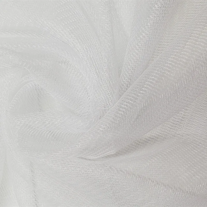 Manufacturer Directly Supply 40D 25g 100% Polyester Tulle Fabric For Baby Playpen Bed And Mattress Composite Clothing