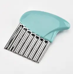 Волнистый резак для картофеля из нержавеющей стали