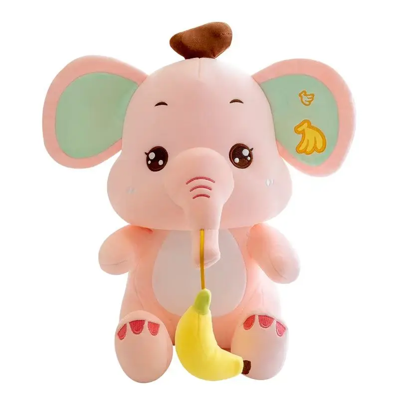 Custom Cute Elephant Plush Toy Baby Soft Animal Stuffed Toys for Children