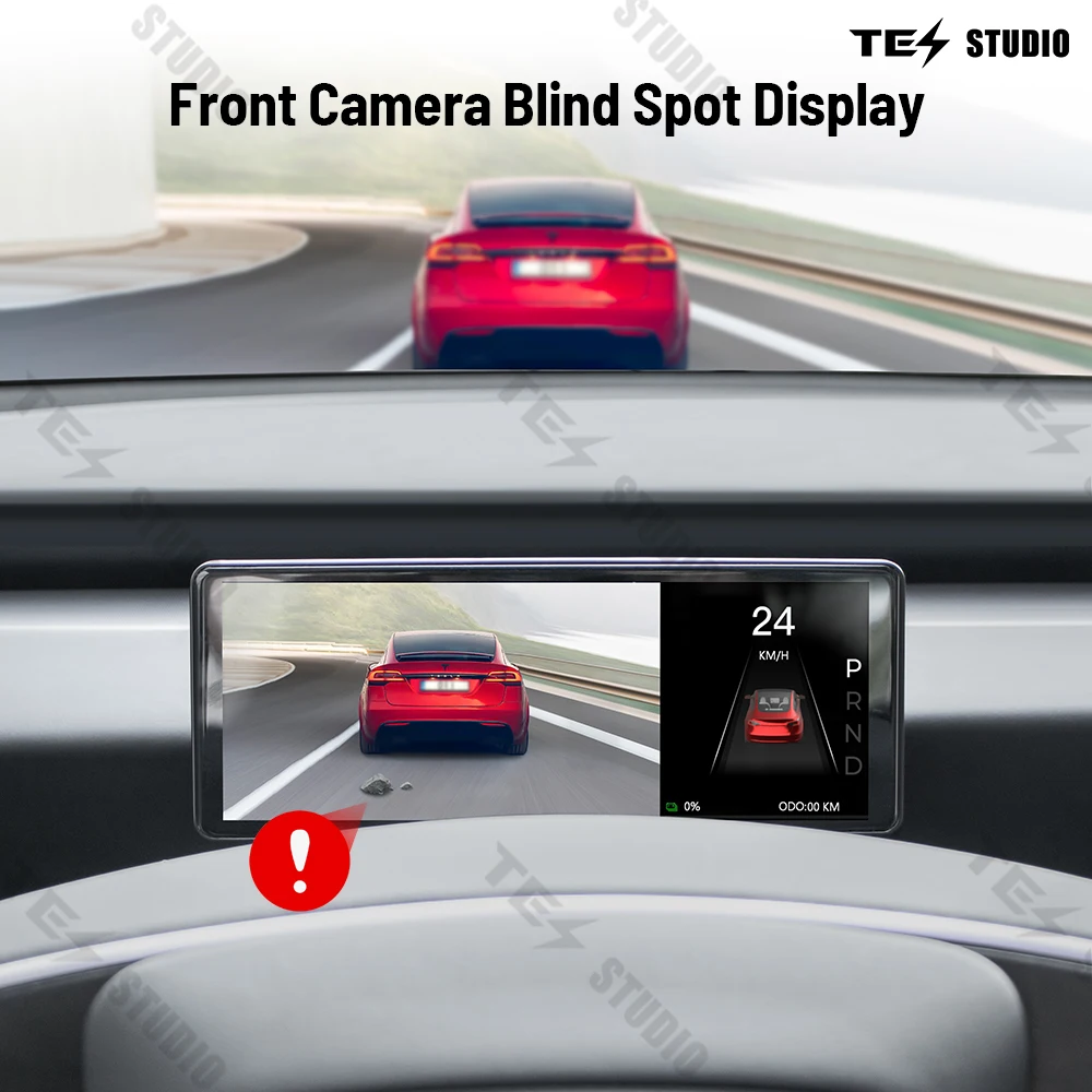6.86 inch support OTA  Wireless Carplay Touch Instrument Cluster front HUD Display for Tesla Model 3 Highland With Front Camera