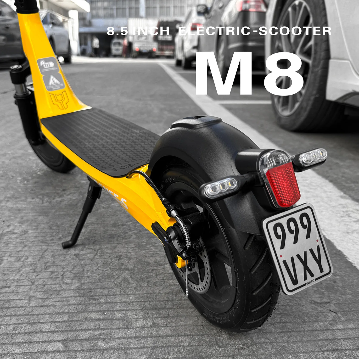 Скутер M8 общий электрический скутер 8 5 дюймов алюминиевый Магниевый сплав с поворотным сигналом подсветка вождения автомобиля