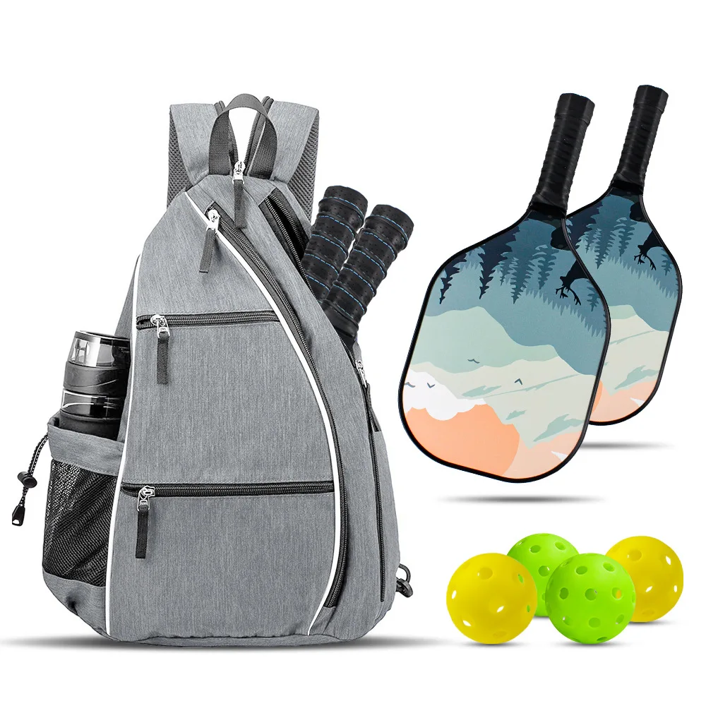 Pickleball paddle двойная сумка на плечо для тенниса бадминтона одно рассола спортивная с логотипом