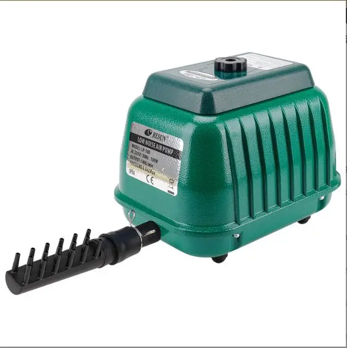 Resun Lp 100 200 Ac Aquarium Air Pump For Fish Tank Wholesale Silent 220v Oem Aquariums Airpump Pond Water Oxygen Pump Aerator