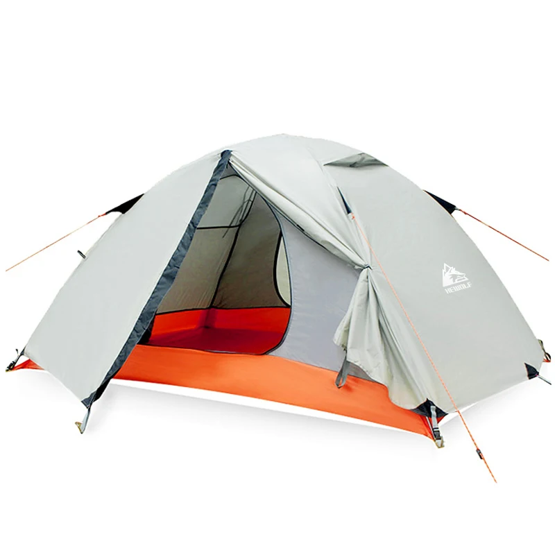 2 Person Waterproof Camping Tents For Outdoor Recreation Double Layer 4 Seasons Hiking Fishing Beach Tourist Tents