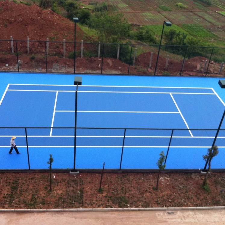 Tennis Acrylic Sport Floor Paint Material Surface
