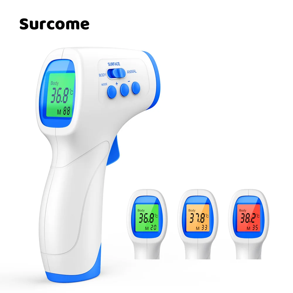 Цифровой Инфракрасный Бесконтактный Детский термометр с ЖК-дисплеем