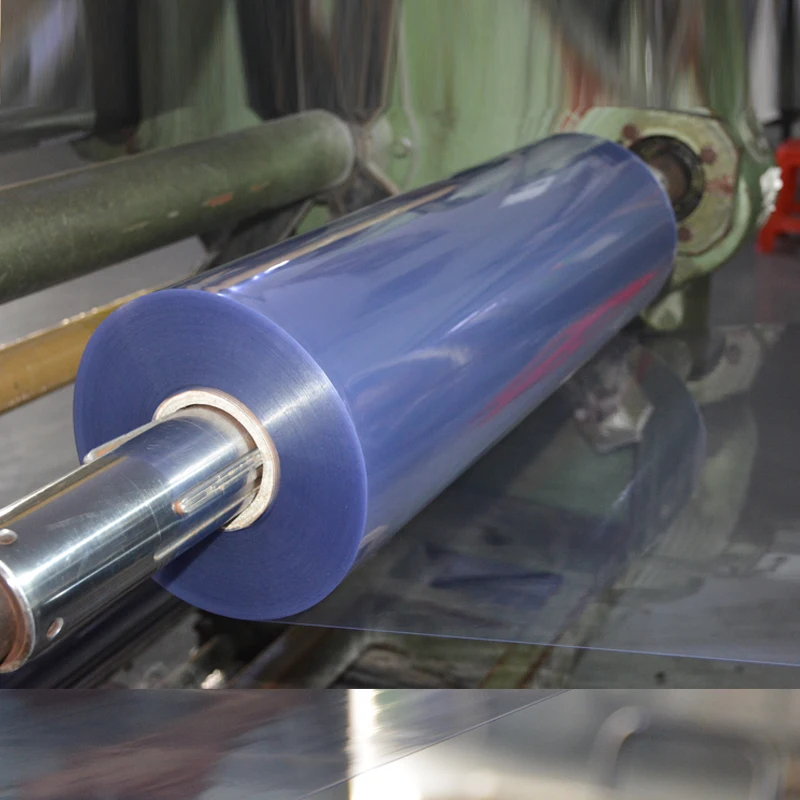 500 micron Food Grade Transparent Rigid PVC Film Roll For Blister Packaging