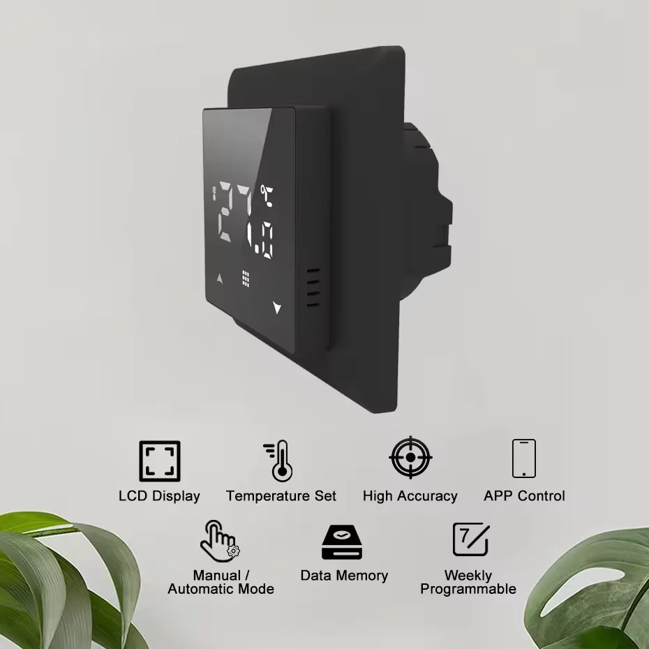 HY516WE Wi-Fi комнатный умный Электрический напольный обогрев цифровой термостат программируемый контроллер Tuya для системы напольного радиатора