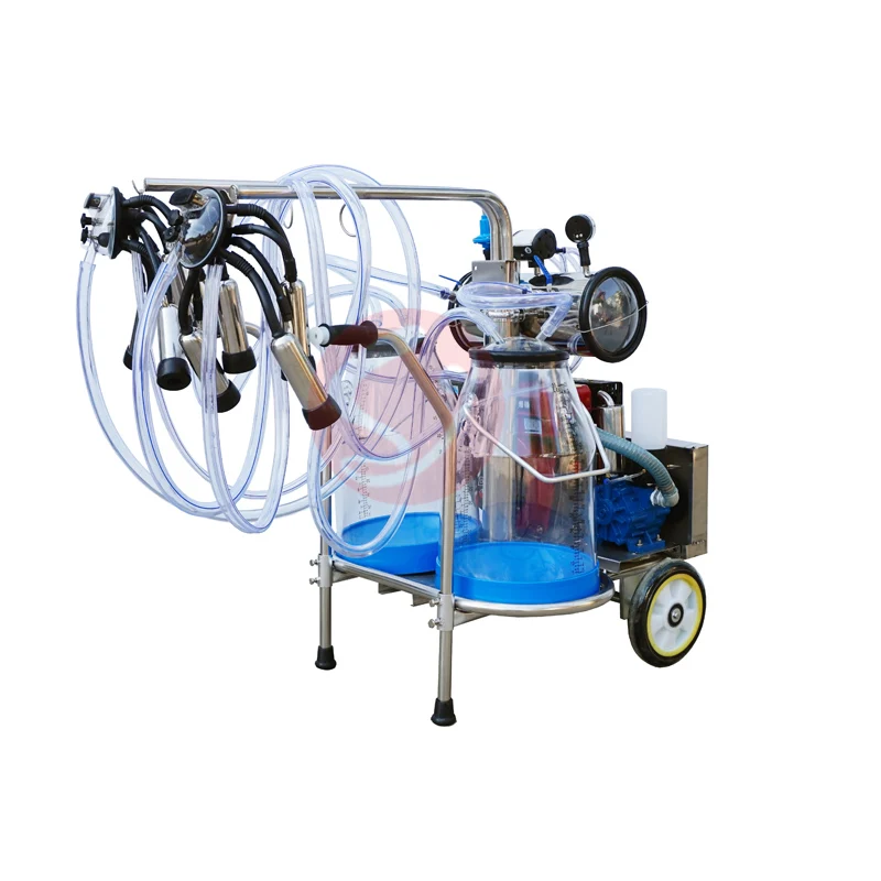 User-friendly double barrel Diesel Portable Milking Extractor Machine