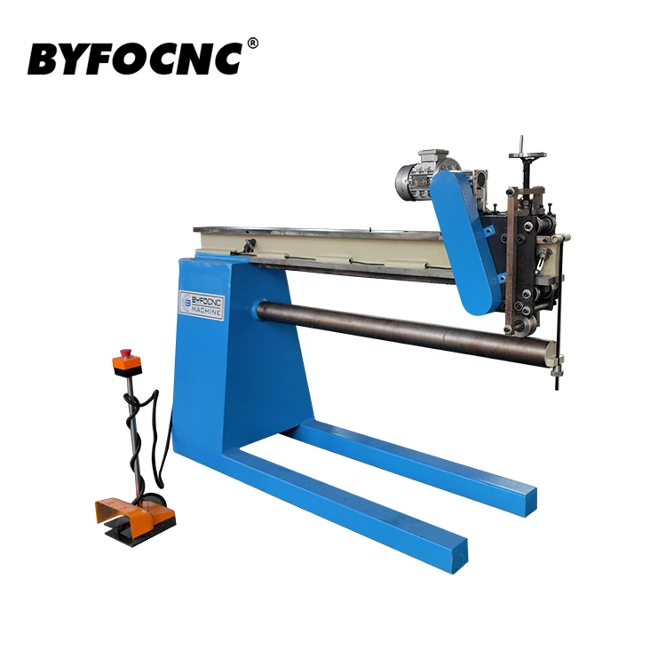 Круглая вентиляционная труба BYFOCNC машина для нарезки шва
