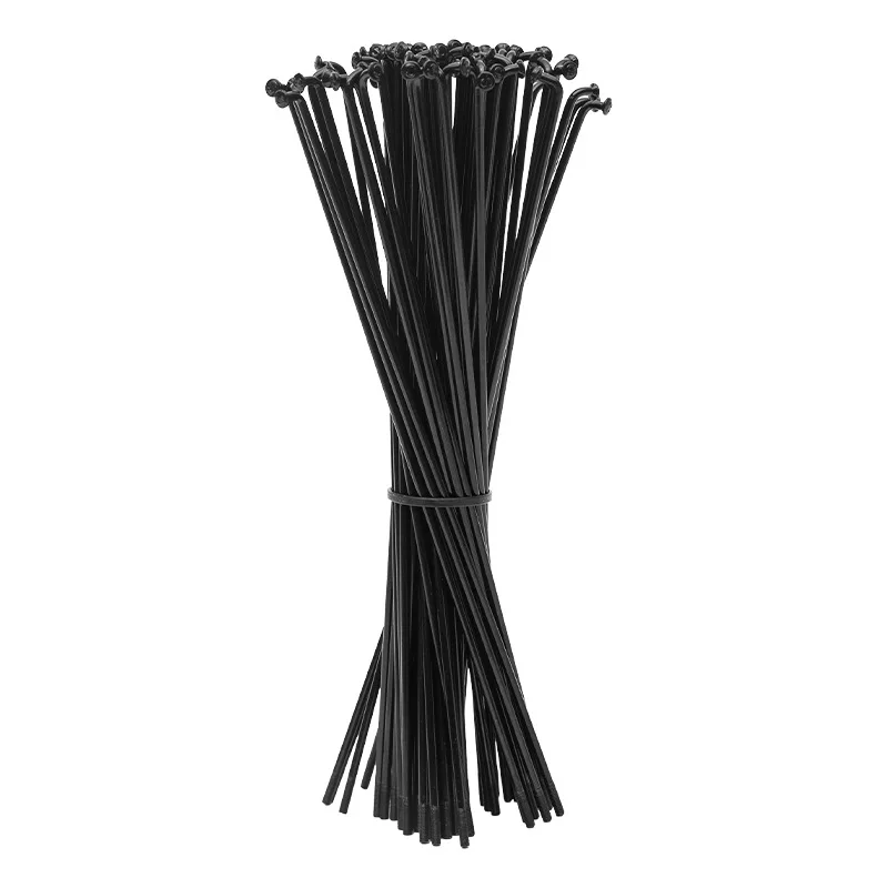 12/14G Black  length customized bike spokes bicycle wire spokes 2.5mm carbon steel spokes