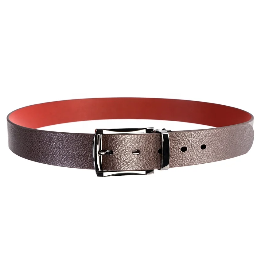 
2018 Custom Logo Reversable Pin Buckle Non Genuine Belts Leather Men 