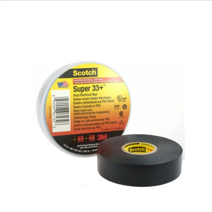 3 м 33 + суперчерная виниловая электрическая лента для соединения кабеля, сращивания, ремонта, уплотнения