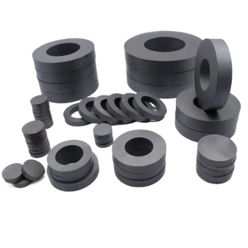 Custom Ferrite Magnet Ring Same Sex Shaped Rings Horn Magnetic Ring Speaker Ceramic Magnets