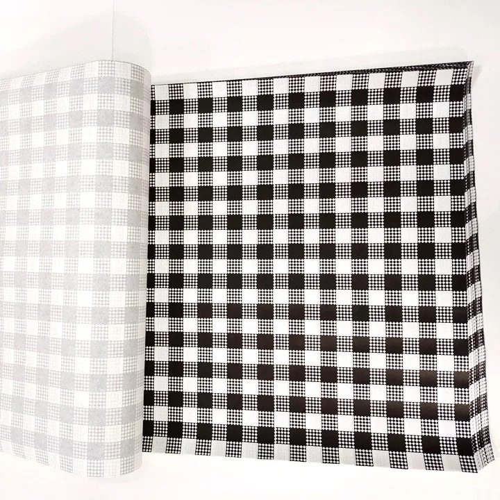 Custom food grade wrapping packing wax paper greaseproof sandwich paper food wrapping paper