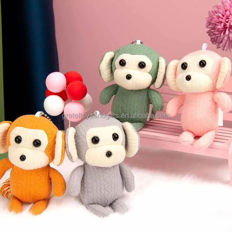 Gretel Toy Sales Fruit And Vegetable Keychain Small Pendant Down Cotton Soft Body Small Doll Plush Toy