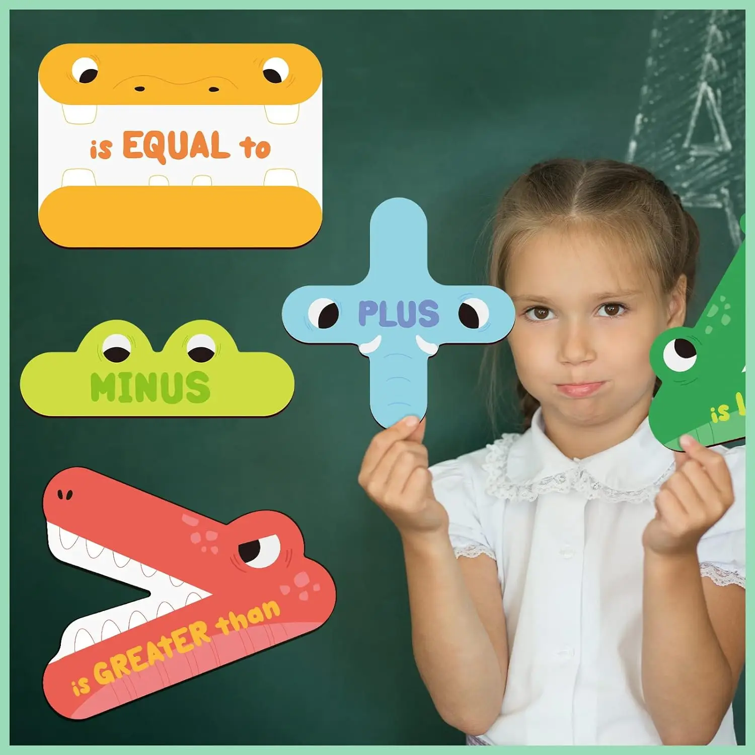 Math Sign Magnetic Teacher Tools Educational Math Symbols Greater Than and Less Than Math Magnets for Teacher School Classroom