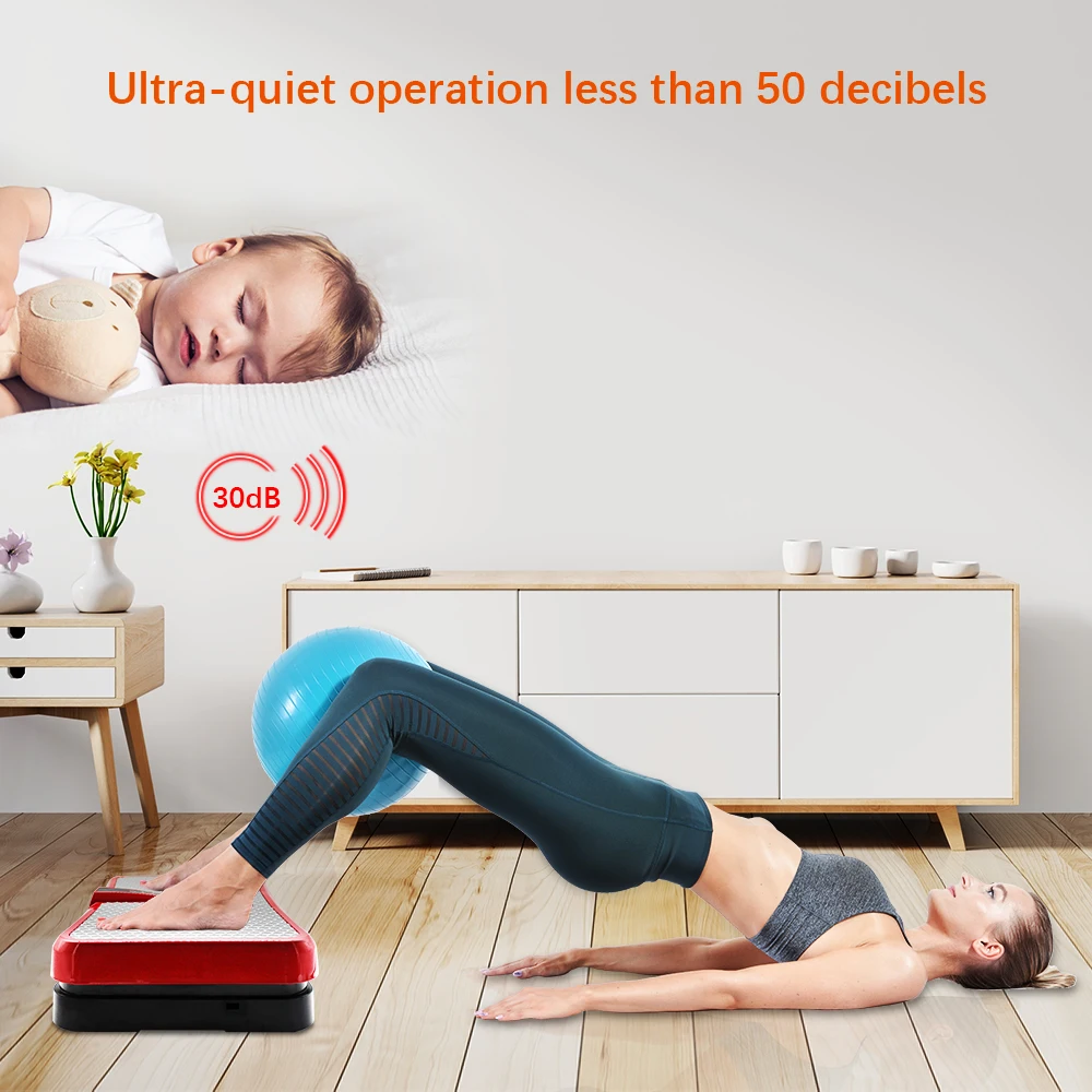 Onetwofit Wholesale Professional Vibrating Gym Equipment Power Fitness Training Platform Vibration Plate Exercise Machine