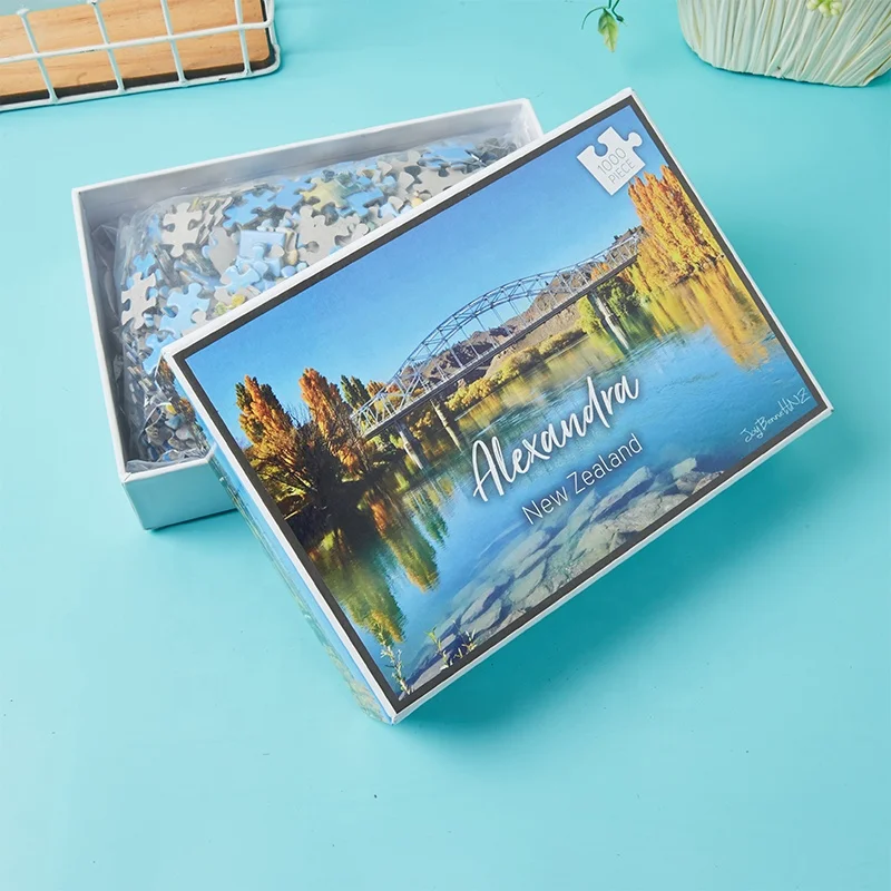 Hot sale Custom Made Puzzle 500 1000 4000 5000 Pieces Jigsaw Puzzles For Adult