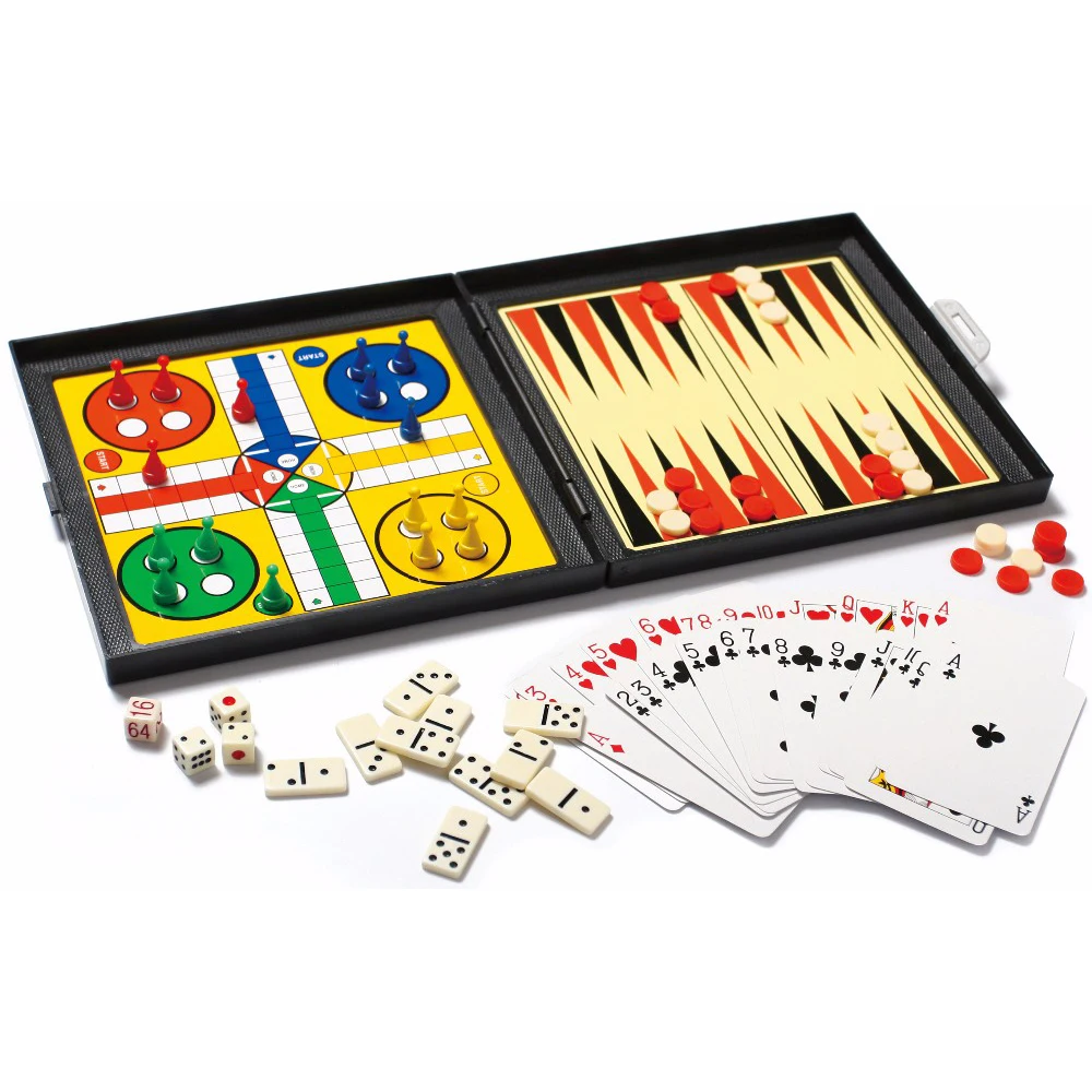 Indoor Sports 7 In 1 Game Set Plastic Chess Games Box For Entertainment
