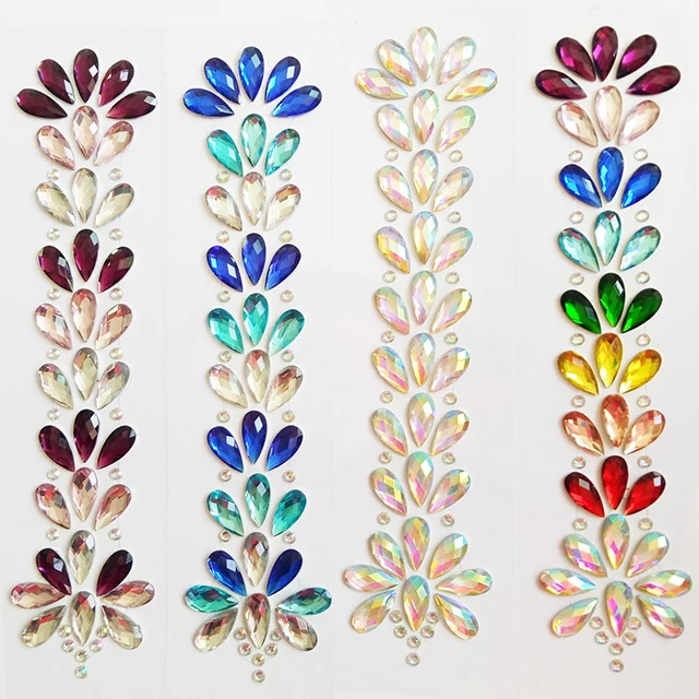 Женская самоклеящаяся повязка на голову с бусинами и кристаллами украшения для волос кос