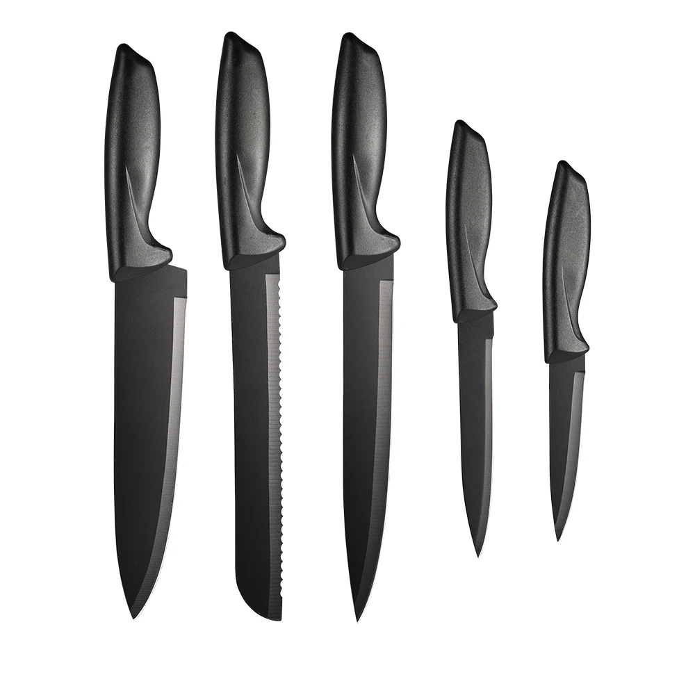 Набор кухонных ножей из нержавеющей стали премиум-класса, 5 шт.