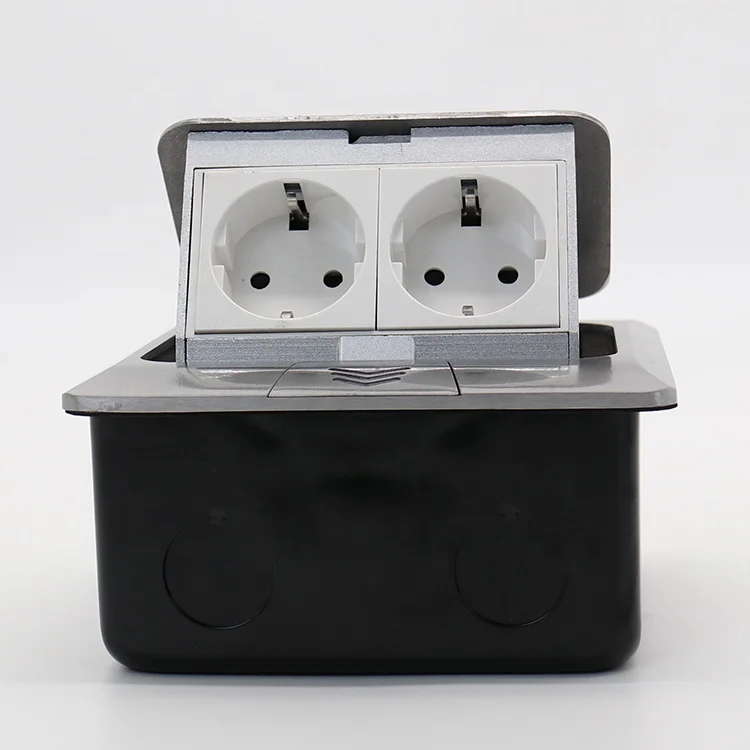 В европейском стиле из водонепроницаемого материала на всплывающий Тип Пол Сокете розетка электрические розетки