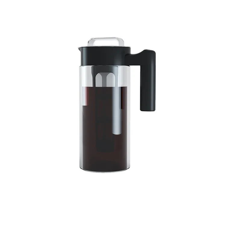 Amazon Best Selling Customized Logo Tritan  Espresso Moka Pot Cold Brew Coffee Maker With Lid