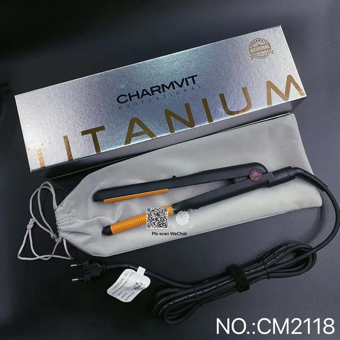 
2118 2in1 Charmvit MCH professional hair straightener straightening flat hot iron 450 degrees hair straightener flat iron 