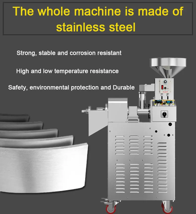 GOOPIKK Commercial Grade 3300W Oil Press Machine Electric Automatic Oil Press Extractor Organic Oil Maker for Coconut Flax