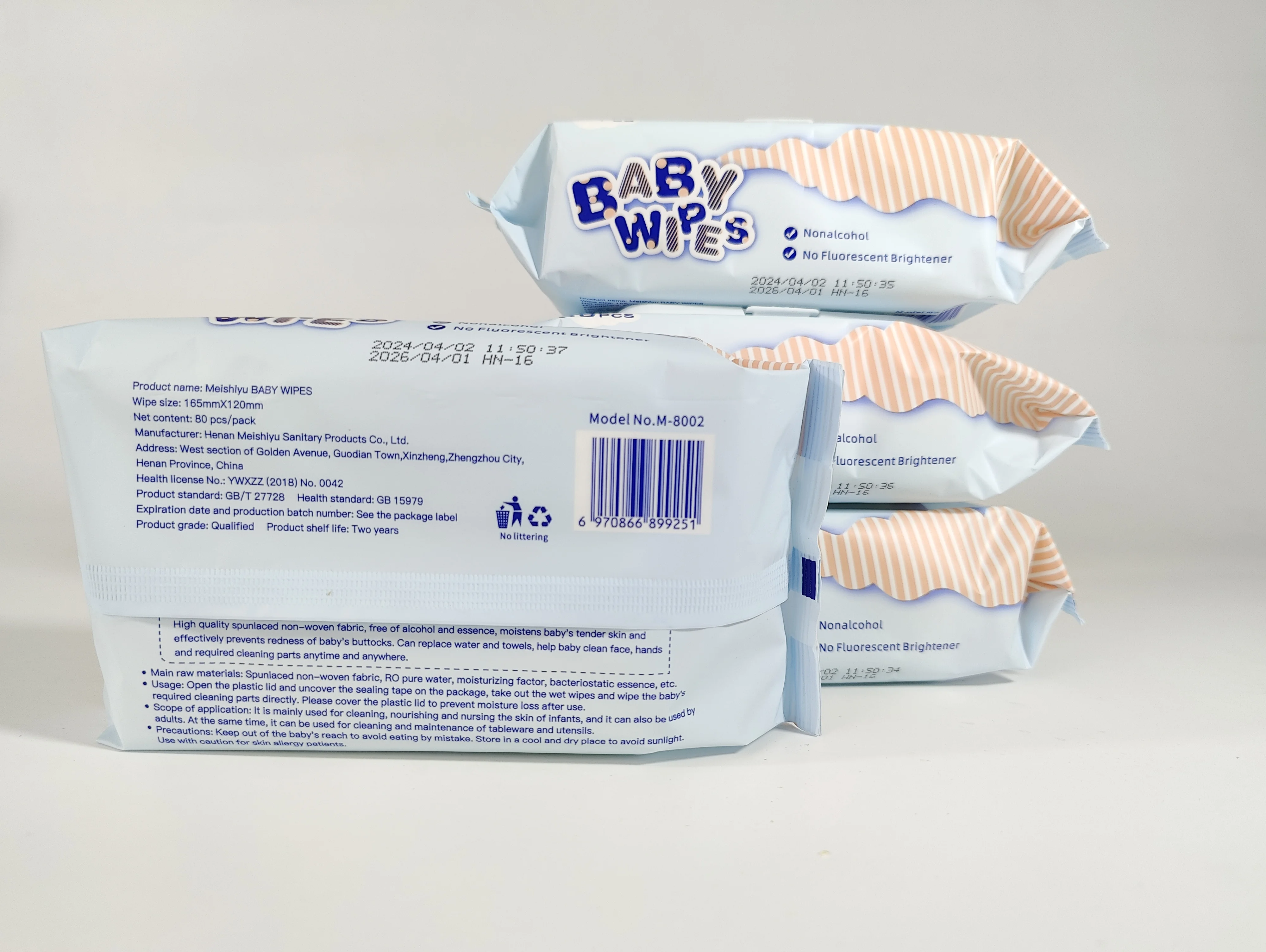 Organic Baby Wet Wipes Private Brand Wholesale Cleansing Wipes