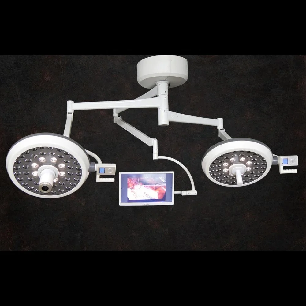 Medical Equipment Surgical Medical LED OT Shadowless Light With HD Video Camera System and Display Arm