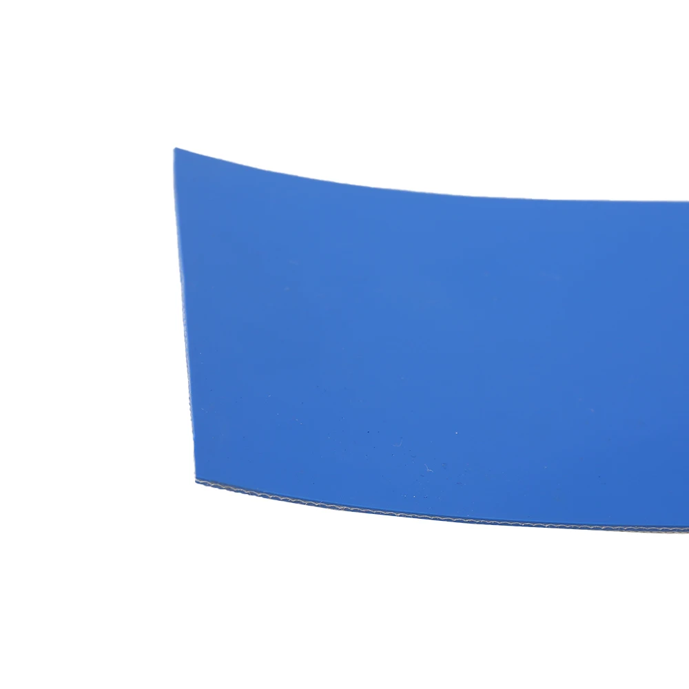 Custom Heat resistant circular Rubber PU Blue 1.5MM pu Dry belt food grade pu conveyor belt In Food Processing Industry