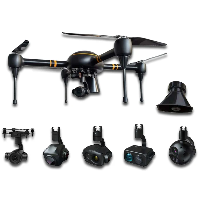 Optional Multi-Tasking Loads Low Pressure Protection Railway Inspection Fpv Drone