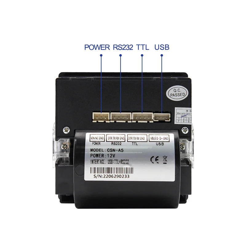 Cashino  CSN-A5 58mm  Embedded Micro Panel Thermal Printer For Medical Equipment