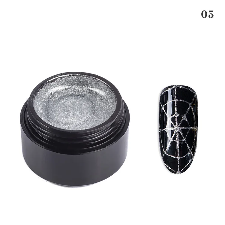 Hot selling 6 colors nail art paint DIY design wire liner drawing gel nail polish set kit colors uv gel gel nail polish