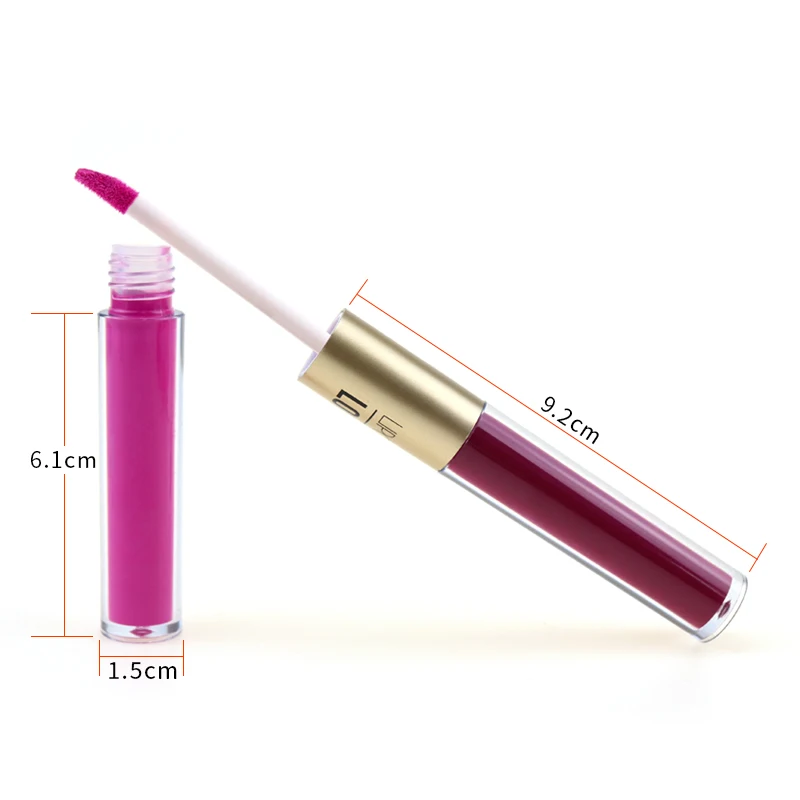 Hot Sale Private Label 2 in 1 Makeup Lip Gloss Double Head Long Lasting Matte Lipgloss