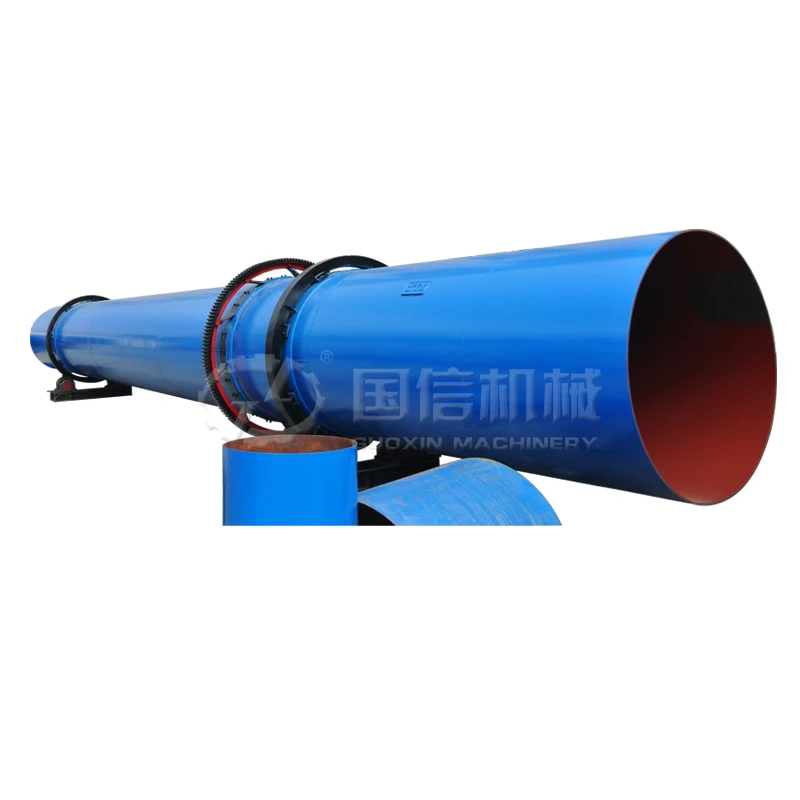 
Single-cylinder rotary dryer machine for paddy rice or hemp 