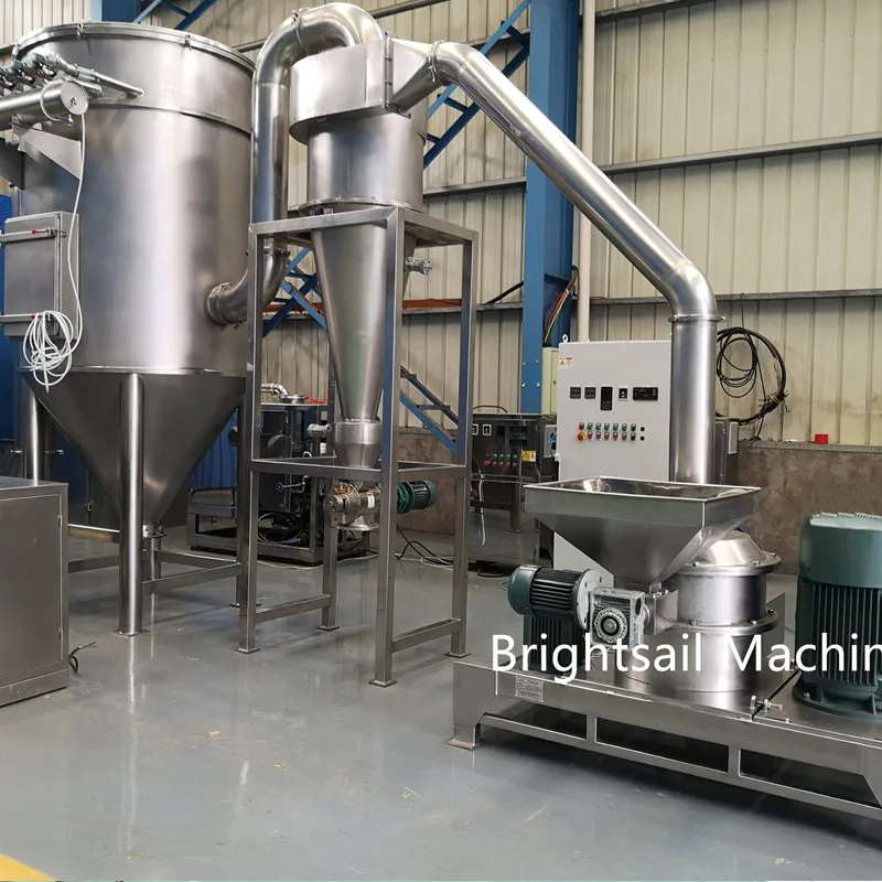 Brightsail rice cacao garlic cinnamon seeds herb powder grinder machine chilly flour mill