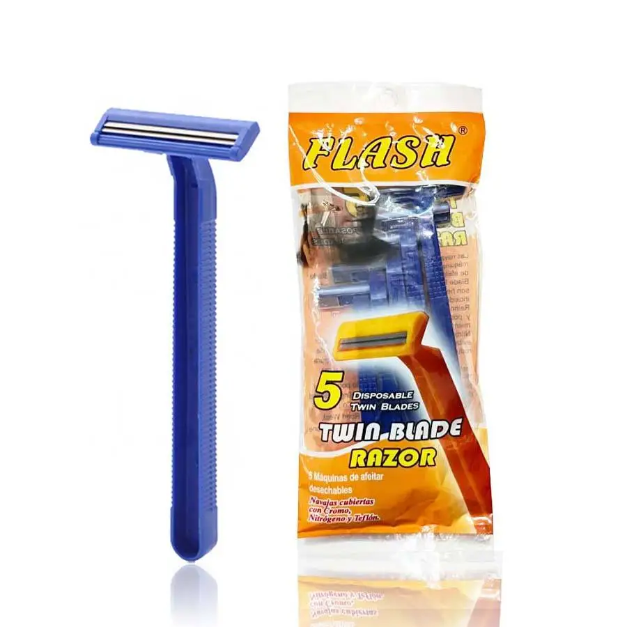 Cheap Sale disposable shaving razor twin blade fixed head disposable double edged Razors