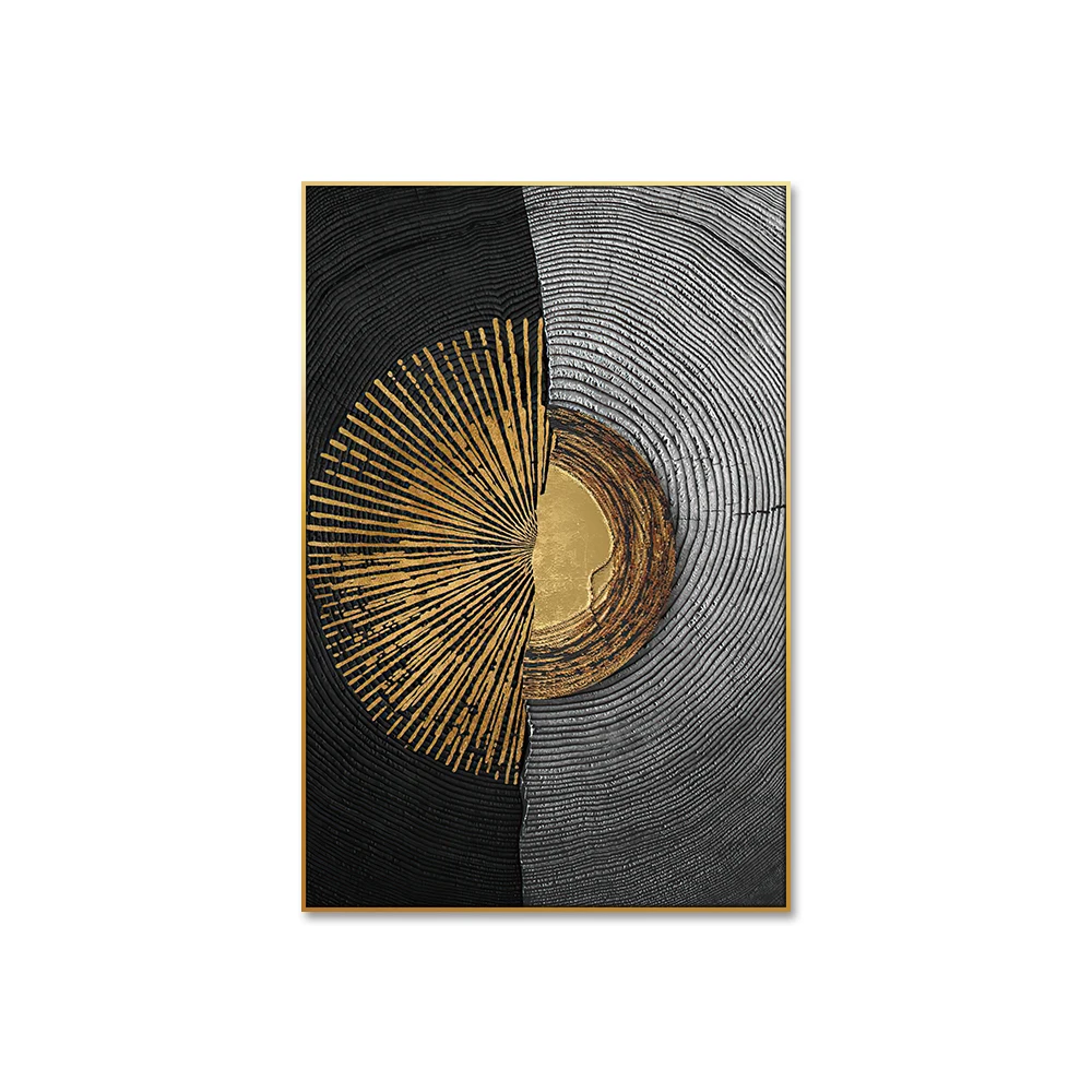 Modern Hot Sale New Nordic Abstract Art Print Canvas Painting Geometric Style Custom Wall Painting For Hotel Wall Decor