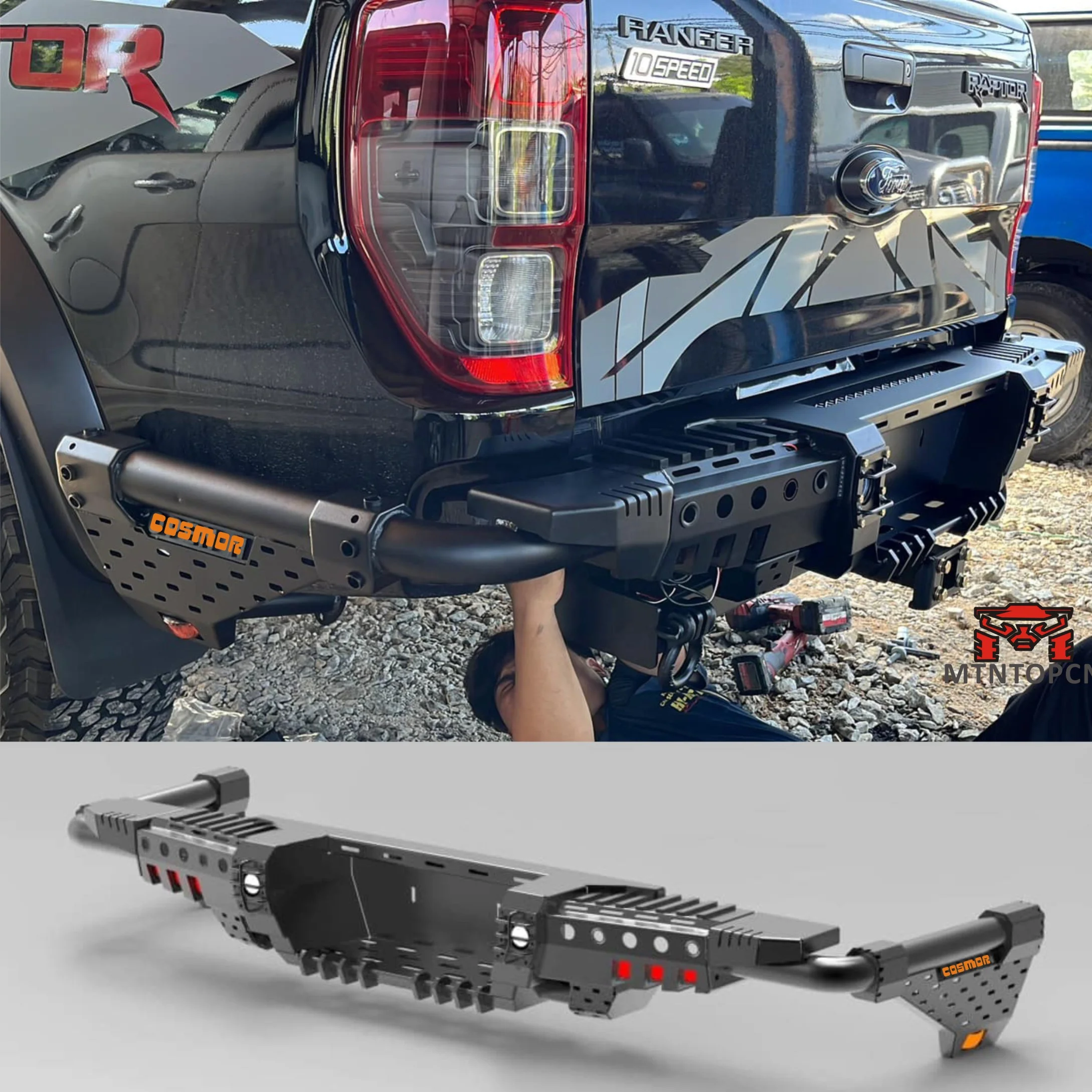 Auto Car Front and Rear Bumper Body Kits for Toyota  Hilux Ford Ranger Nissan Navara Dmax and Triton OEM PARTS Plastic Material