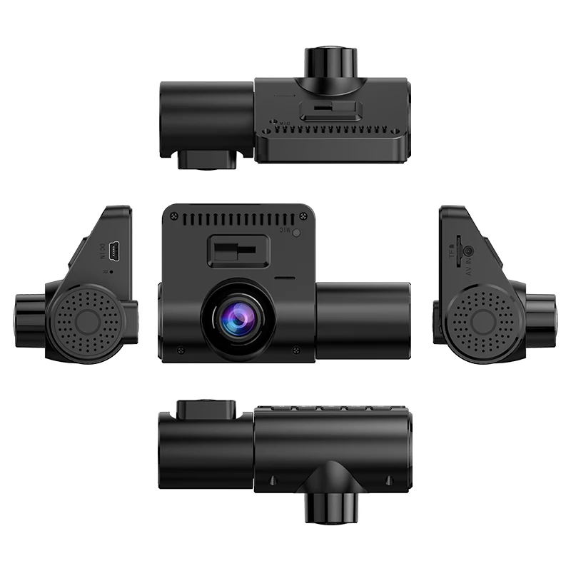 AI Dash Cam Hot Selling Dash Cam 3 Lens Car DVR 2k Wifi Dash Cam with GPS  Tracker