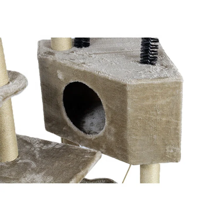 
Luxurious cat scratching tree house indoor scratch board 