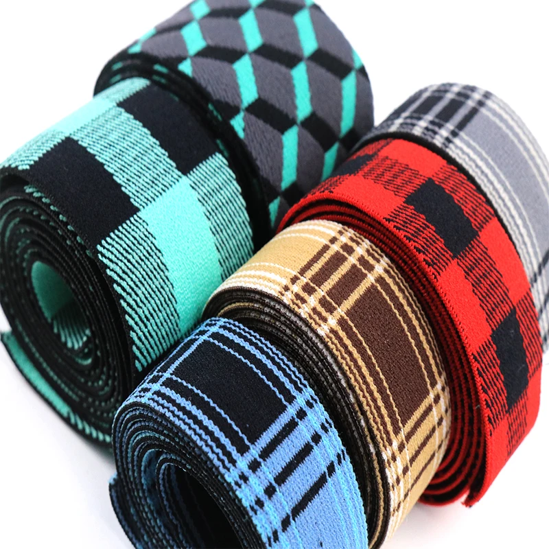 Custom   Jacquard Elastic Waist Webbing  Underwear Elastic Strap Elastic Band For Sports Bra