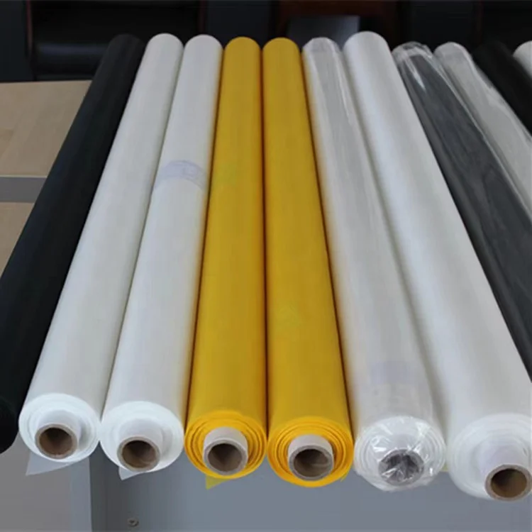 Factory wholesale 100% Polyester silk screen printing wire mesh plain weave screen printing silk mesh wire mesh screen