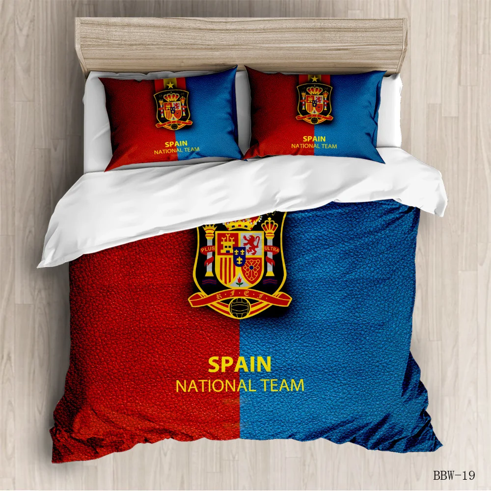 Digital Print Football Basketball Bedspread Duvet Cover Sets Comforter Set Bedding Set